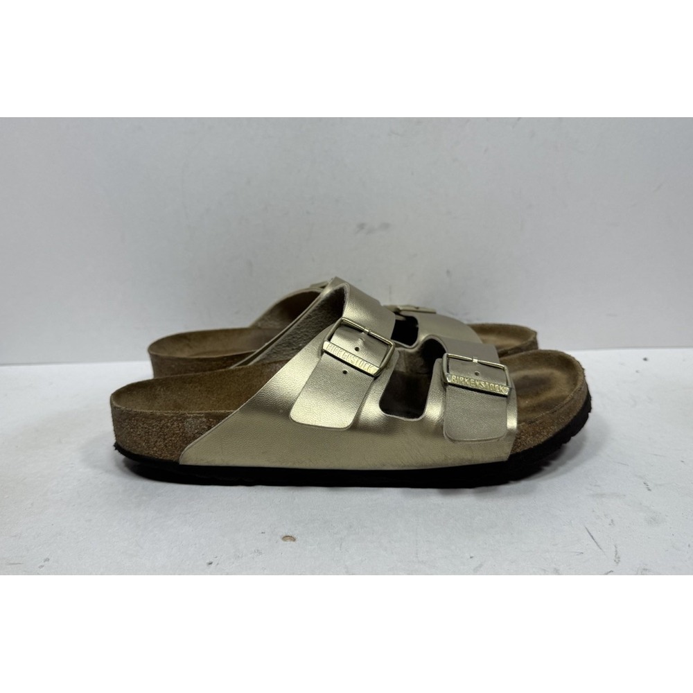 Birkenstock Arizona Gold Metallic Sandals Slides Women's Size 10 / 41